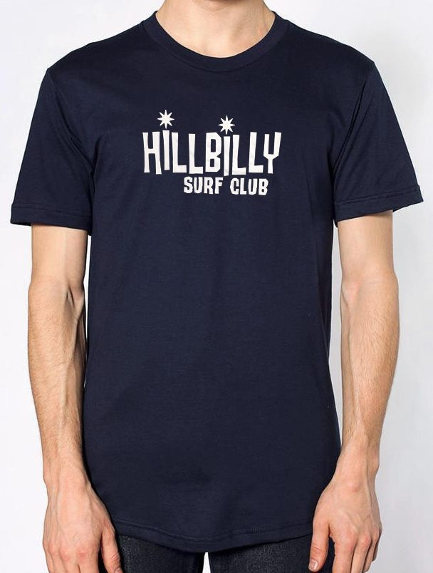 Hillbilly Surf Club T, Navy