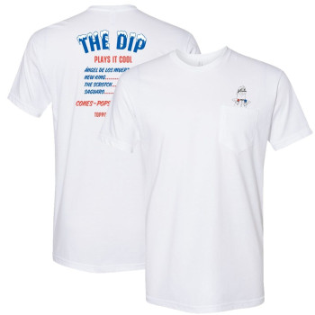 The Dip Plays It Cool Pocket T - White