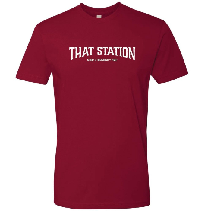 That Station Music & Community First T-Shirt - Cardinal