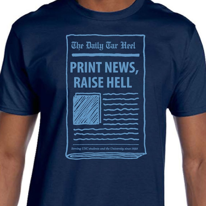 Print News, Raise Hell Short Sleeve T-shirt