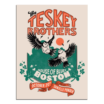 POSTER - House of Blues, Boston, MA - October 20, 2023