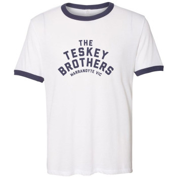 Teskey Brothers Classic American Logo Unisex Ringer T