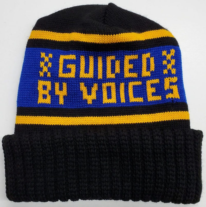 Guided By Voices Knit Cap, Black/Blue/Gold