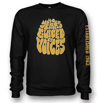 Long Sleeve 40 Years of Guided By Voices T, Black