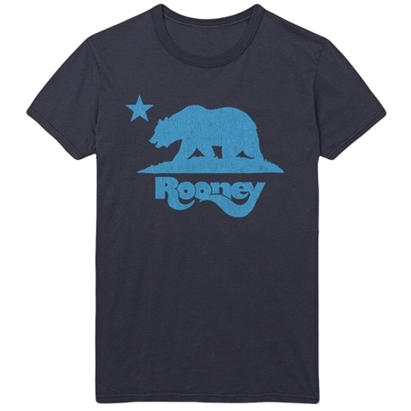 Rooney Navy Bear Logo T 