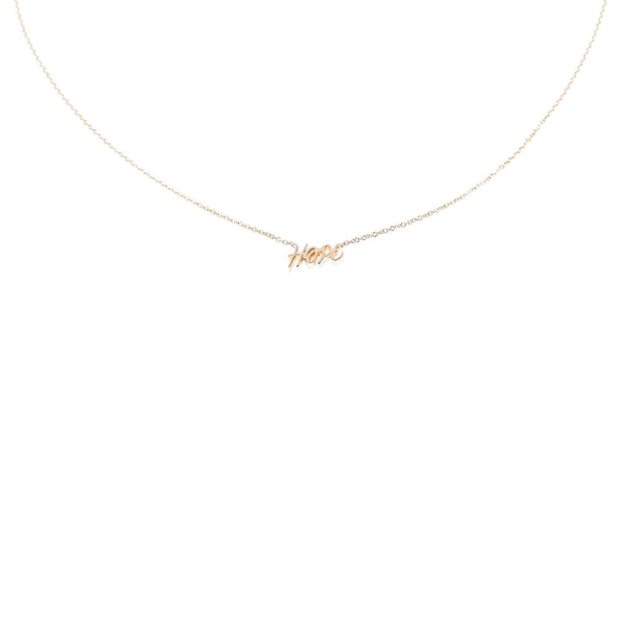 14k Gold Hope Necklace: Fine Jewelry Collection from Brown & Co