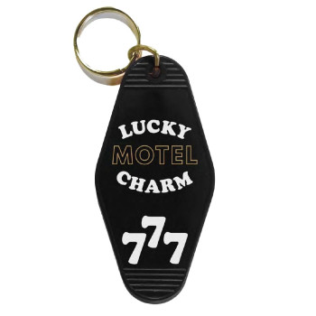 Vintage "Lucky Charm" Motel Keychain