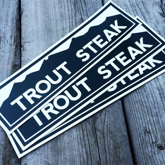 Trout Steak Revival Bumper Sticker 
