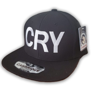 Cry Cap, White Logo