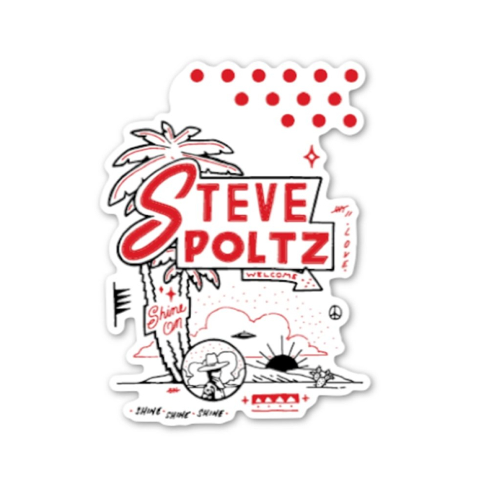 Steve Poltz Shine On Sticker