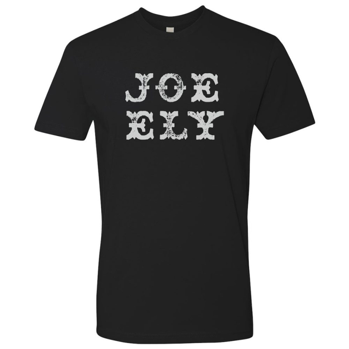 Joe Ely Logo T - Black