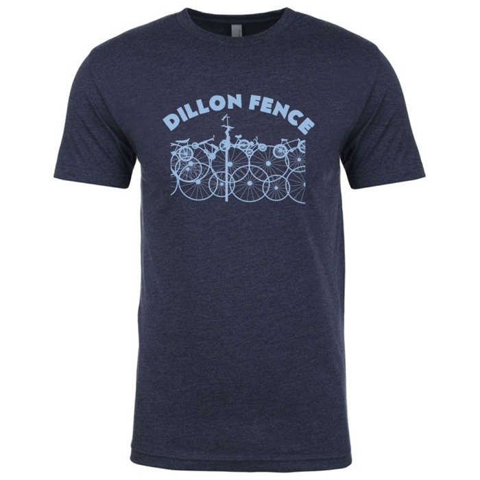Dillon Fence Bicycle Logo T, Midnight Navy