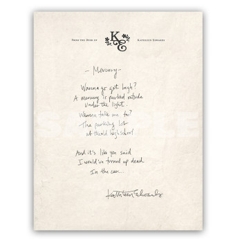 Kathleen Edwards - Handwritten Lyrics 