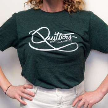 Quitters Green T