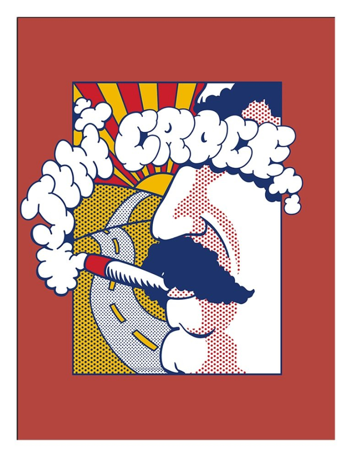 Jim Croce Smokin' Screen Print