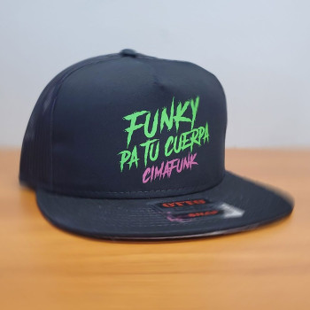 Funky Pa Tu Cuerpa Flat Bill Trucker Hat