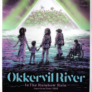 In The Rainbow Rain American Tour Poster