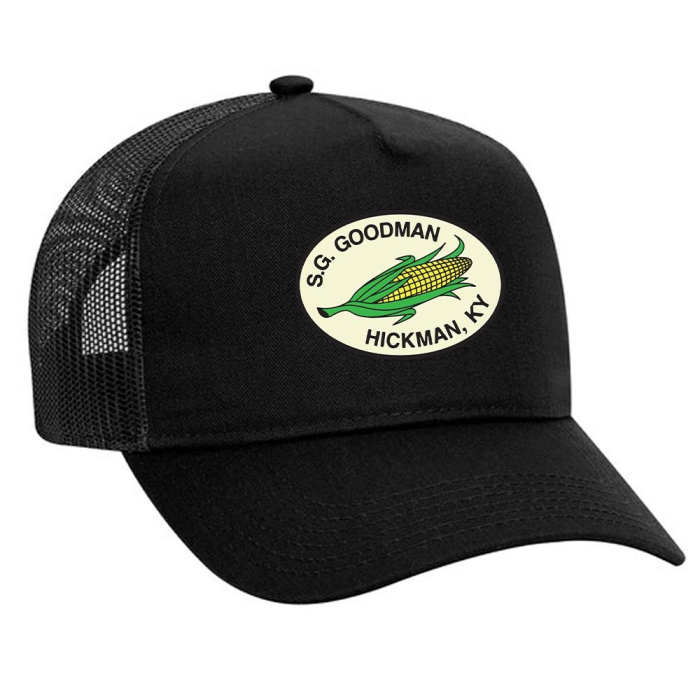 S.G. Goodman Corn Patch Trucker Hat - Black