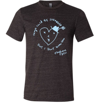  "Things Could Be Stranger" Tri-Blend T-Shirt, Charcoal-Black