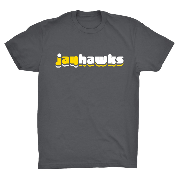 Jayhawks Yellow Logo T