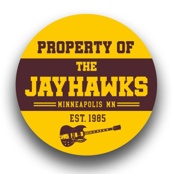 Property of The Jayhawks Round Sticker