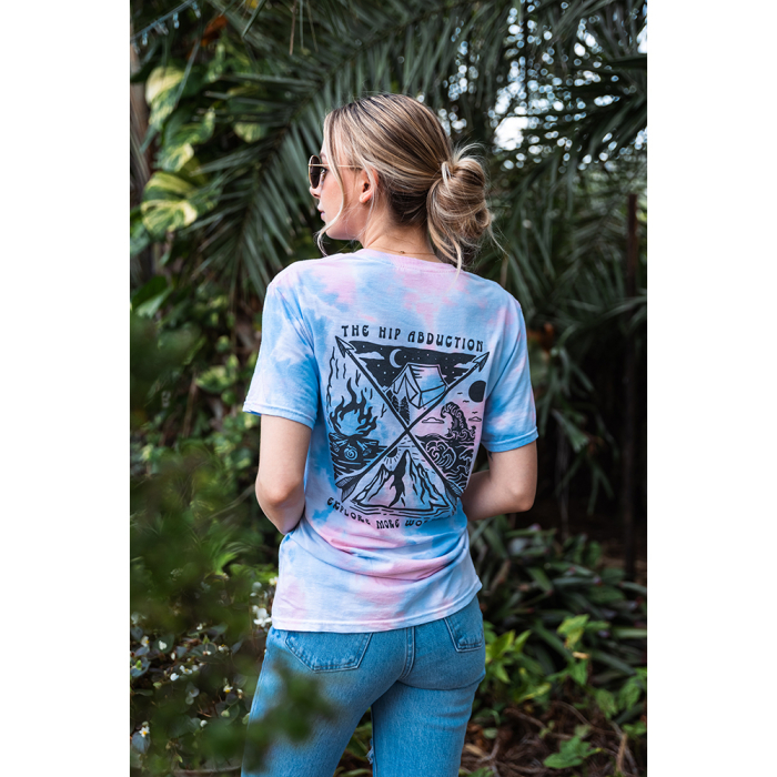 The Hip Abduction Camp Tie Dye T