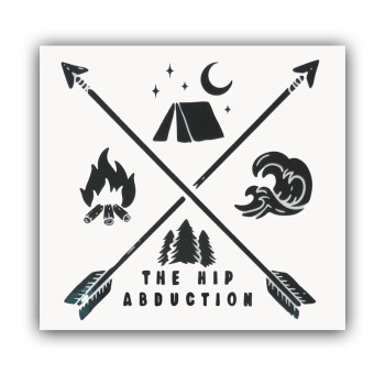 The Hip Abduction Camp Sticker - Square