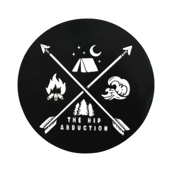 The Hip Abduction Camp Sticker - Round