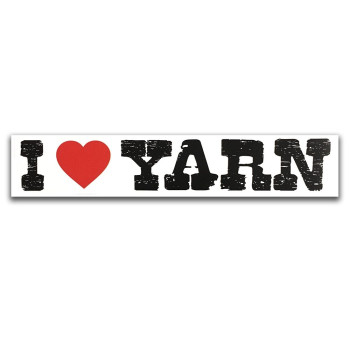 I Heart Yarn Sticker