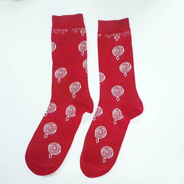 Collective Soul Logo Socks, Red or Black