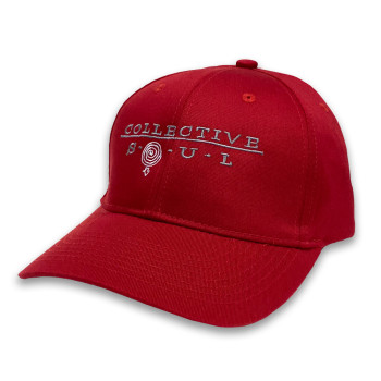 Collective Soul Logo Twill Hat, Red