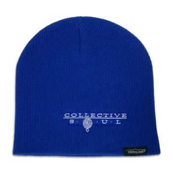 Collective Soul Blue Beanie with White Logo