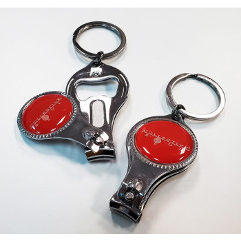 Nail Clipper and Bottle Opener Keychain