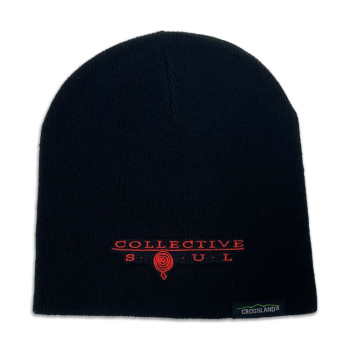 Collective Soul Black Beanie with Red Logo