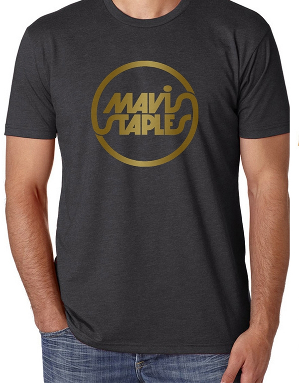 Mavis Staples Circle Logo T, Charcoal