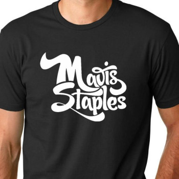 Black Mavis Staples Logo T