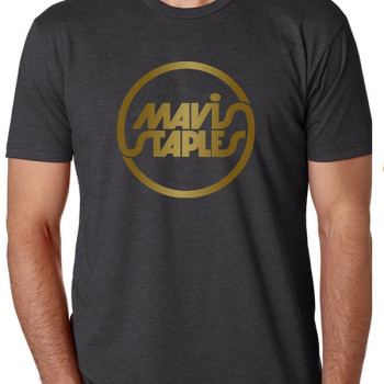 Mavis Staples Circle Logo T, Charcoal