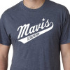 Mavis Staples Baseball Logo T, Indigo