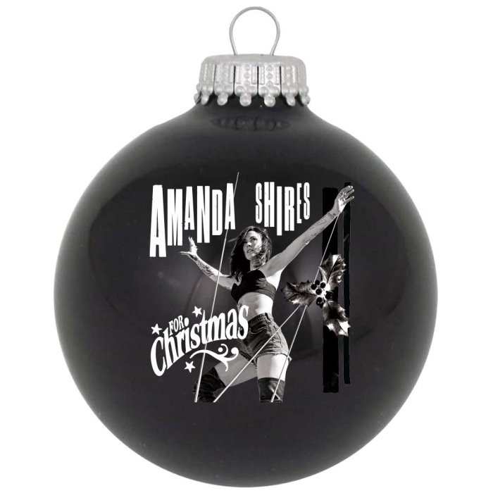 Album Cover Black Christmas Ornament