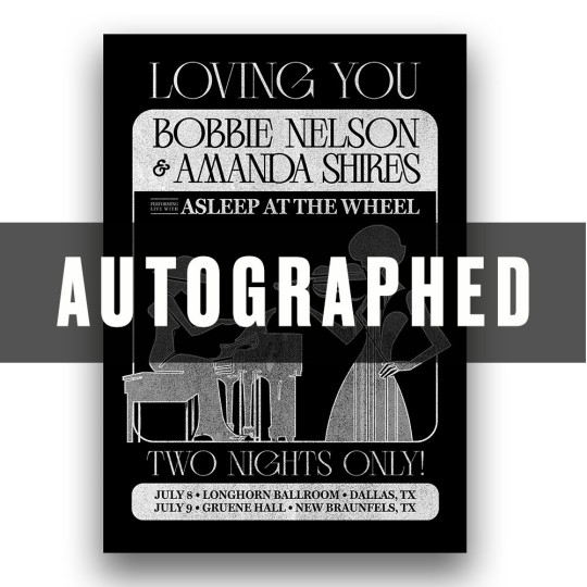 POSTER - Loving You Live, Texas (Autographed)