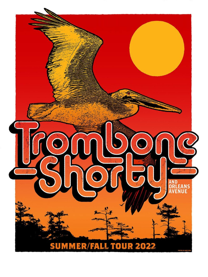 Trombone Shorty & Orleans Avenue Summer/Fall 2022 Tour Poster