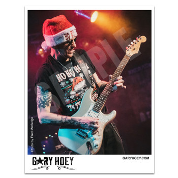 Gary Hoey 2023 Holiday 8x10 - AUTOGRAPHED (Vertical)