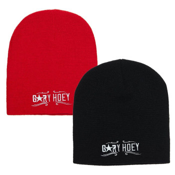Gary Hoey Embroidered Logo Knit Cap 