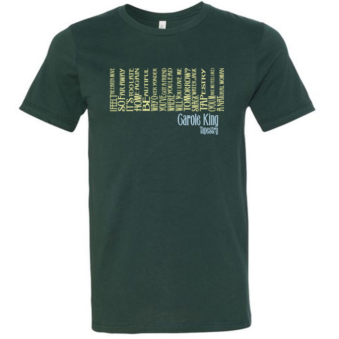 Tapestry Song Titles T - Forest Green