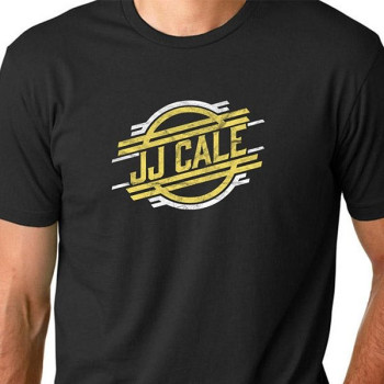 JJ Cale Retro Logo T, Black