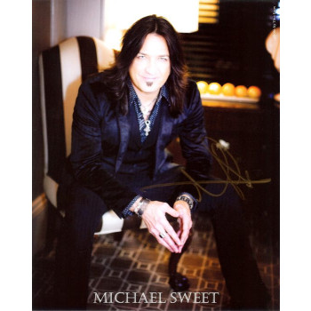 Michael Sweet Autographed 8x10 Photo