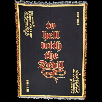 To Hell With the Devil Tapestry Throw