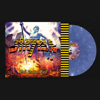God Damn Evil Limited Edition Die Cut Cover LP - BLUE vinyl