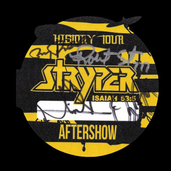 Autographed Pass #7 - History Tour Aftershow