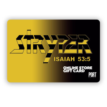 GIFT CARD: Stryper Online Store